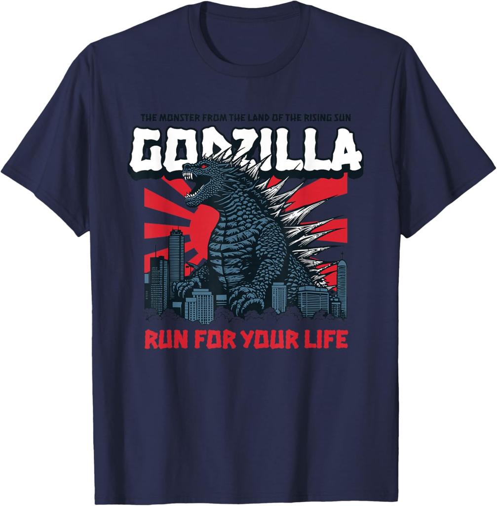Monster - Godzilla Run For Your Life T-Shirt S-6xl