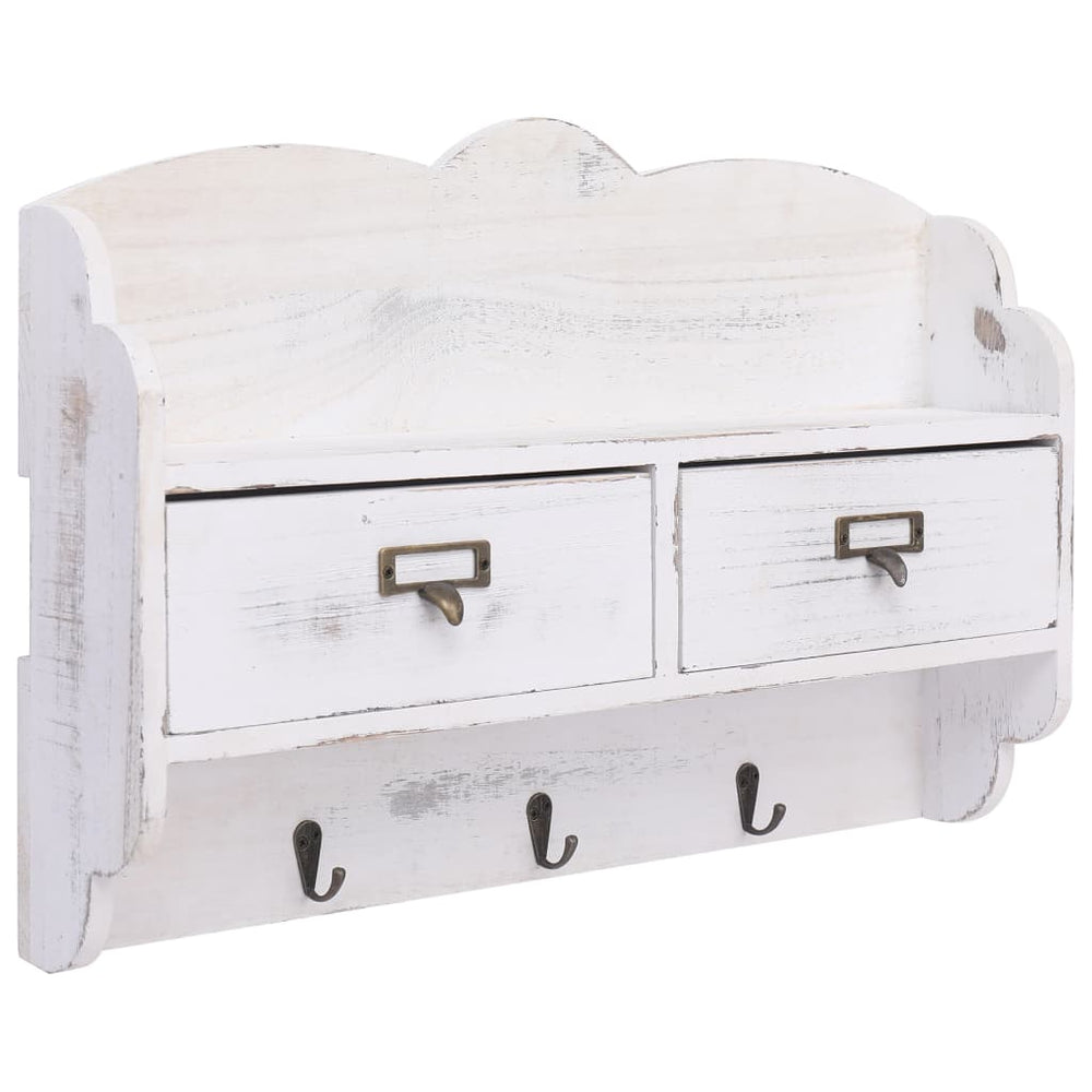 Porte-manteau mural  50x10x34 cm Bois