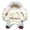 Christmas Pet Clothing and Accessories, Pet Cotton-padded Clothes, Snowflake Reindeer Thick Winter Dog Christmas Clothing