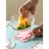 Cherry Blossom Silicone Cup Coaster PVC Dining Table Mat Heat Insulation Pad Bowl Pad