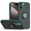 Matte Magnetic Ring Phone Cases For iPhone 16 13 12 11 Pro Max Mini 16E Shockproof Case For iPhone 15 14 Pro Max 16 Plus Cover