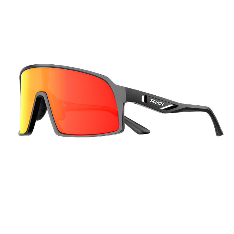 SCVCN Photochrome Radsportbrille Sportsonnenbrille für Herren MTB Fahrrad Brillen für Damen Mode Schutzbrille Schlittschuhbrille