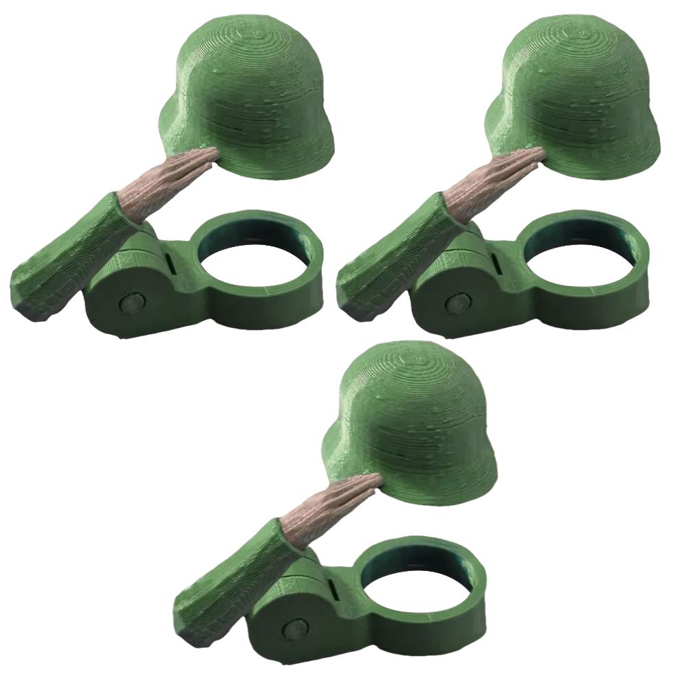 5-1PC Reusable Beer Helmet Topper Creative Soldier Beer Bottle Cap for Party Bar Veterans Enthusiasts Funny Beer Bottle Stopper
