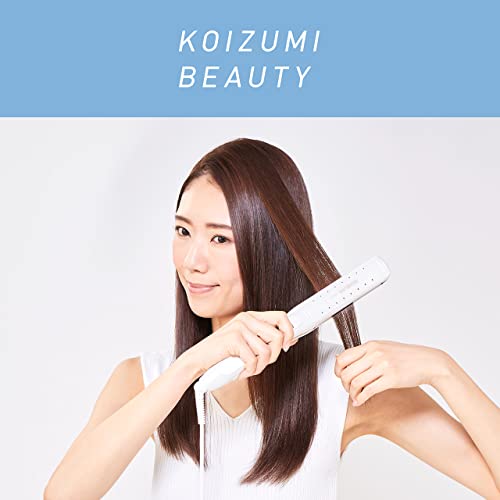 Kozumi Straightening Hair Iron, 13 Temperature Settings, Fast Heating, Negative Ion, International Compatible, White, KHS-8130/W