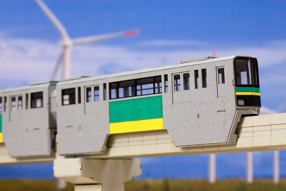 PLUM 05 A Certain Scientific Railgun T Academy City Monorail Scale Paper Craft PP098 Ani-Tecture 1/150