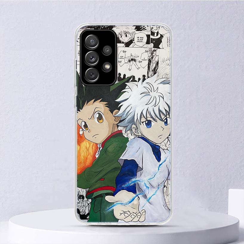 Custodia Morbida Anime Hunter X Hunter Per Samsung Galaxy A52 A53 A32 A22 A12 5G Cover Telefono A33 A23 A13 A72 A73 A02S A03S A42 Coque Sh