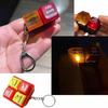 Pilot und Crew Alarm Schlüsselanhänger Sicherheitsrucksack Anhänger Warnsound-Simulator mit LED-Licht für Luftfahrt-Fans Reisebrieftasche