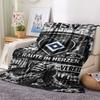 Hamburger Sv Print Flannel Blanket, High quality Comfortable for All Seasons, Home Decor, Warmth and Comfort, Perfect for Christmas Gifts