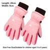 Children Boys Girls Cartoon Cute Non-slip Thick Warm Waterproof Kids Ski Gloves Sports Mittens