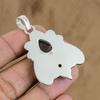 Natural Rutile Gemstone Pendant Black 925 Sterling Silver Indian Jewelry