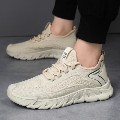 New Summer Breathable Fly-woven Mesh Shoes Running Casual Lightweight Soft-soled Men's Sports Shoes Men's Shoes