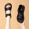 Bag heel sandals 2025 new models new casual trend fashion versatile two wear slippers flat bottom soft bottom with skirt