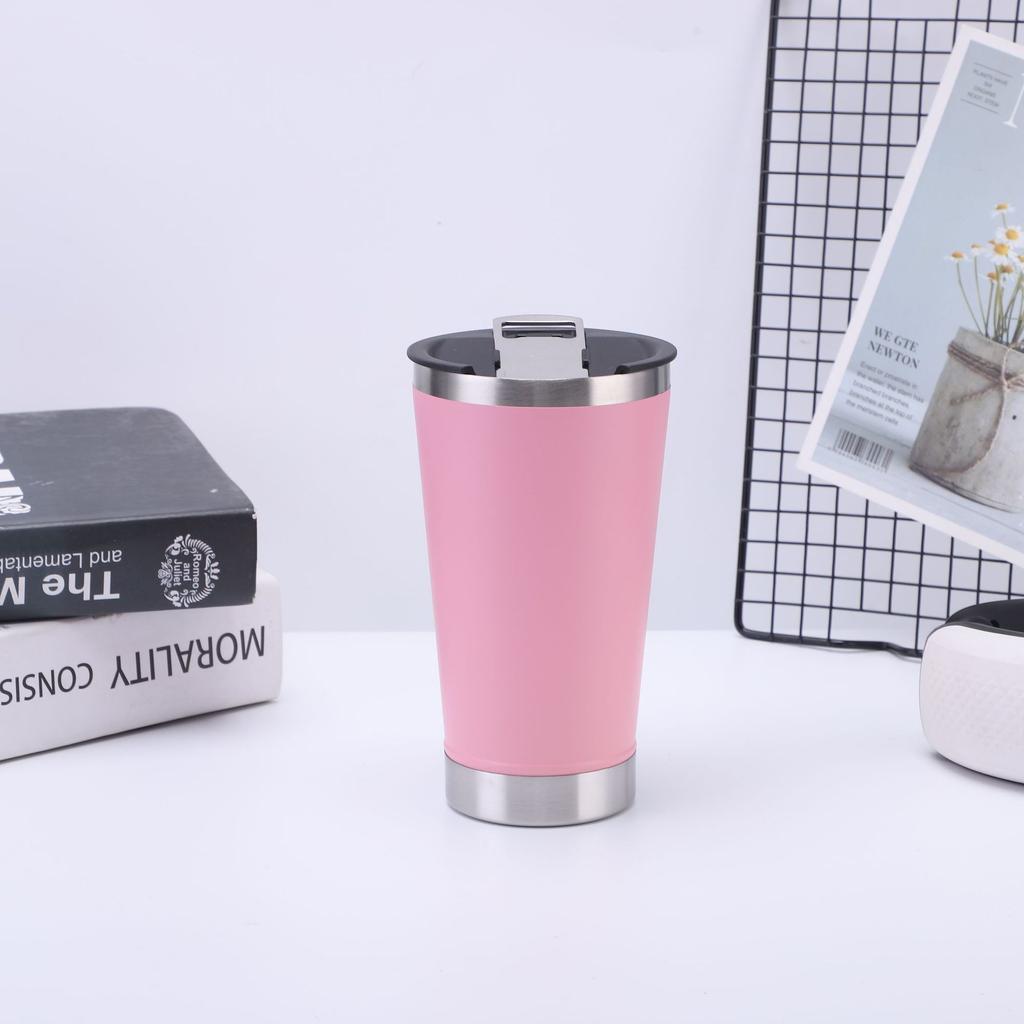Beer Glasses with Bottle Opener Stainless Steel Double Vacuum Insulation To Protect The Cold Ice Bar Car