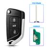 KEYYOU With Cutting Service For Citroen C4 C5 C6 C8 Xsara Picasso For Peugeot 107 207 307 308 Remote Car Key ASK/FSK 434Mhz ID46