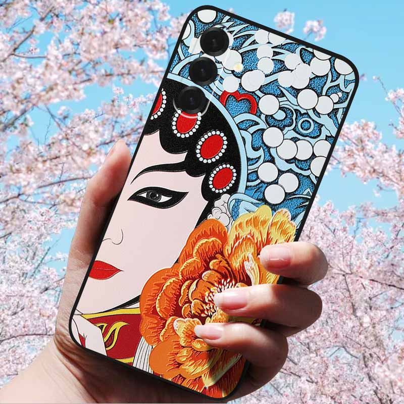 3D Relief Embossed Retro For Galaxy A17 5G Case Soft Silicone Back Cover Cases For SAMSUNG Galaxy A17 A17 5G 3D TPU Relief Cases
