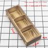 Solid Wood Retro Tea Bag Holder Exquisite Miscellaneous Sorting Grid Portable Coffee Holder