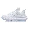Li-Ning Wudao 2.3 Lite Tessuto Pelle Sintetica Punta Rotonda Ammortizzante Antiscivolo Resistente all'Usura Leggero Scarpe da Basket Retro Basse AGBR051-2