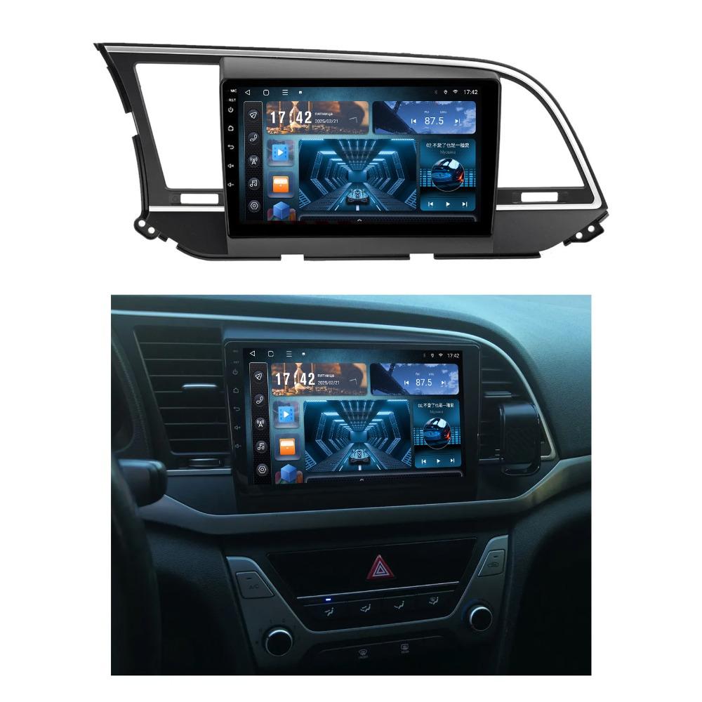 Dla Hyundai Elantra 2016 - 2018 9-calowy Ekran IPS QLED WiFi+4G Bluetoot GPS DSP Android Radio Samochodowe Odtwarzacz Multimedialny
