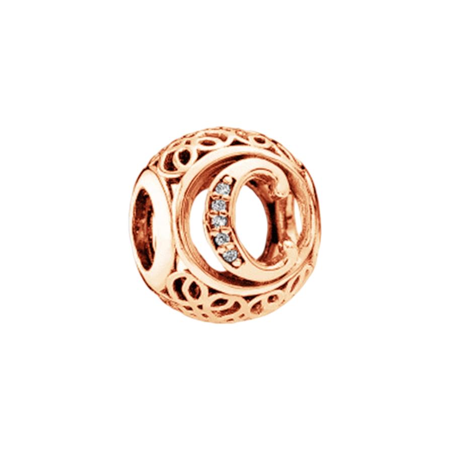 Fine Sparkling Spherical A-Z 26 Lucky Letters Charm Beads Fit Original European Bracelets Diy Women Jewelry Gifts