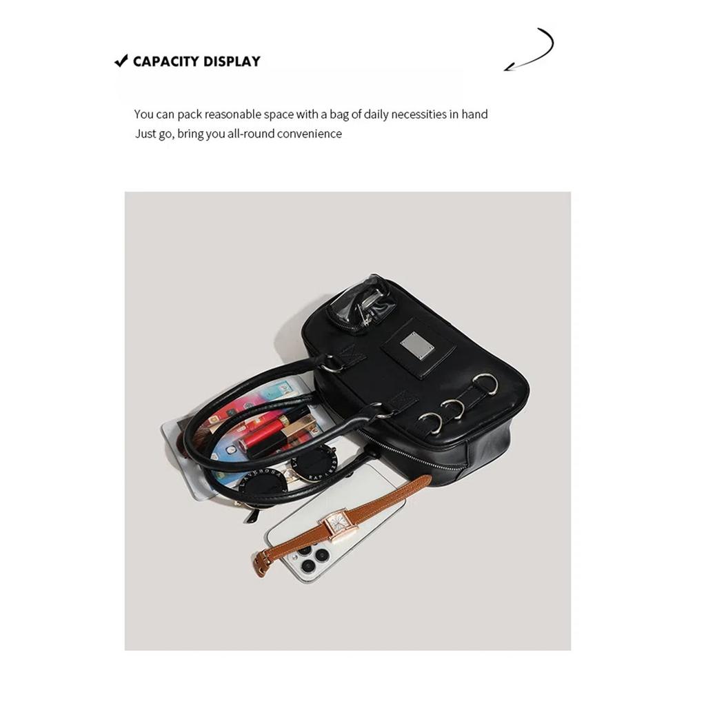 Japanese Style High Quality Boston Commuter Handbag Shoulder Bag