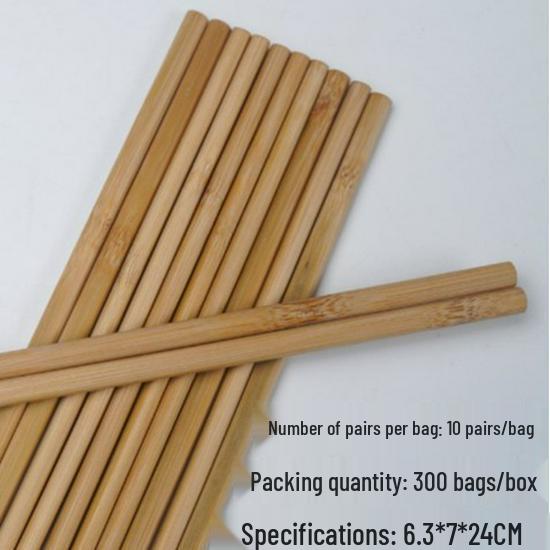 

Premium Natural Bamboo Chopsticks: Non-Slip, Extra Long, Heat-Resistant, Antibacterial, Anti-Mold for Hot Pot & Deep Frying