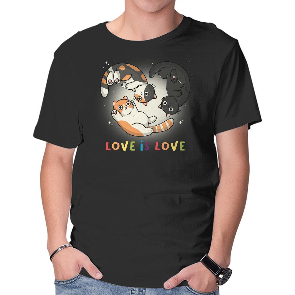 Unisex Crew Neck T-Shirt Love Is Always Love Graphic Short Sleeve Casual Tee