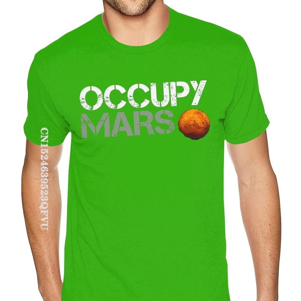 Family Elon Musk Occupy Mars Tshirt Vintage Fashion CCCP Cotton Male Plus Size Black T-Shirts Camisa Streetwear