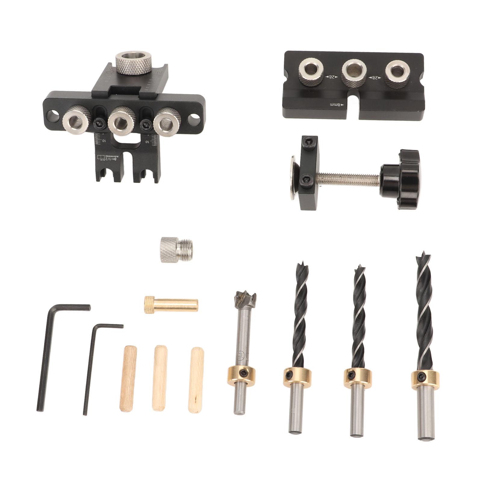 

Дюбель-кондуктор, быстрое точное позиционирование отверстий, локатор сверления отверстий из алюминиевого сплава для мебели