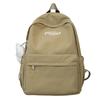 College style schoolbag for girls Junior high school students Simple large-capacity computer backpack Casual high school students Travel backpack tide