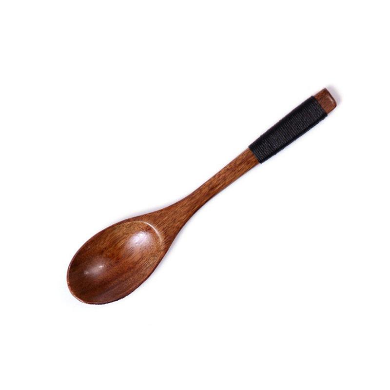 3Pcs Small Wooden Spoon Kitchen Spice Sugar Salt Spoon Mini Wood Spoon for Honey Ice Cream Tea Coffee Spoon Wooden Tableware