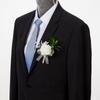 Silk Boutonnieres Flowers Brooches Style Wrist Flower New Wedding Corsage  Wedding Accessories
