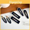 Elegant Acetate Hair Clip For Women Stylish Geometric Design Versatile Everyday Use