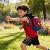 Spiderman Kids Short Sleeve Twopiece Set With Hoodie Cotton Summer Outfit For Children