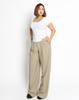 Kulsiseu Cs Belt Wide Slacks-048 (Beige)