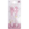 Lot Vaisselle Licorne pour Enfant - FUN HOUSE - 006319 - 2 Assiettes, 2 Sets de Couverts et 1 Peluche Douce