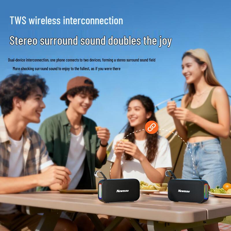 Newmine Portable Bluetooth Speaker