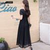 LUDIan Women's Elegant Slimming Long Dress