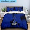 Tottenham Crest Design 3PCS Bedding set,Ideal for1pc Duvet Cover And 2pcs Pillowcases Perfect for Christmas gift,Ideal for Bedroom, Dormitory