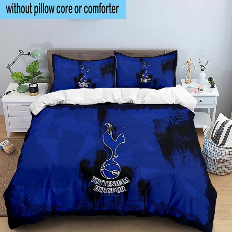 Tottenham Crest Design 3PCS Bedding set,Ideal for1pc Duvet Cover And 2pcs Pillowcases Perfect for Christmas gift,Ideal for Bedroom, Dormitory