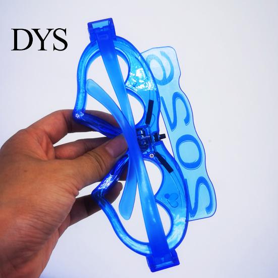 Glow In The Dark Glasses Fun Sunglasses LED Light Up Heart in Party Eyewear for Concerts Nightclubs Raves Lightweight Illuminated Shades