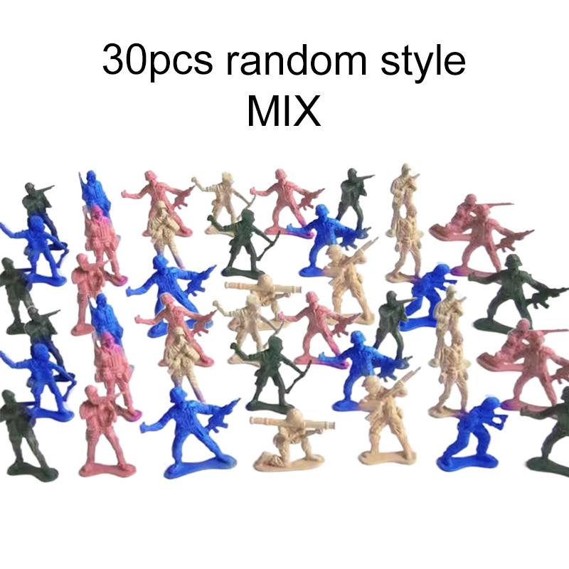 

30pcs/set Mini Classic Soldiers Figures Models Children Toy Playset Desk Decor Toddler Men Kids Toy Gift Accessories TMZ