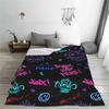Warm Soft Blanket Travel Office Hot Anime Arcane Throw Blanket Flannel Bedspread For Outdoor Graphic Sofa Bed Cover