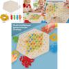 Wooden Geometric Chain Puzzle Game For Family Brain Teasers And Skills Development