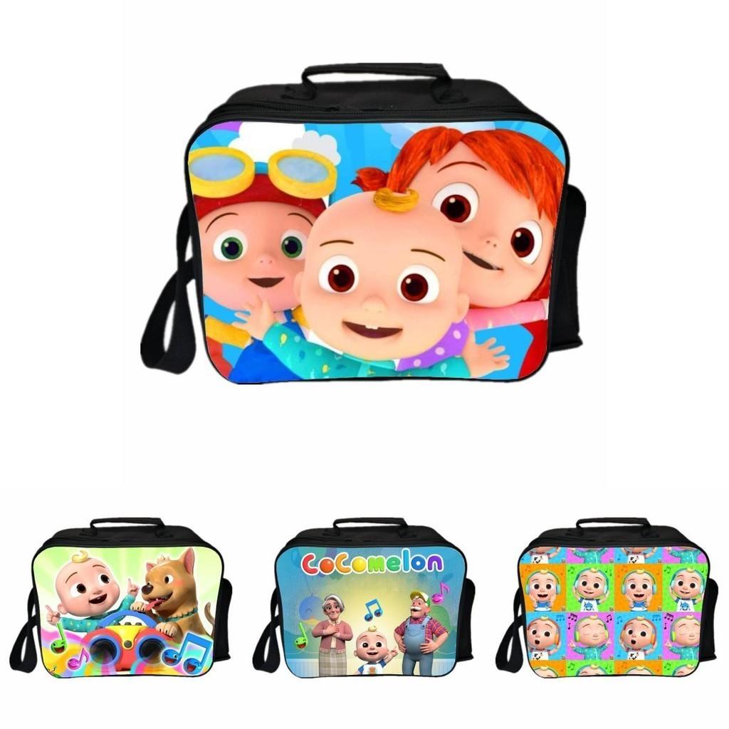 Cocomelon Insulated Lunch Box Bag With Large Capacity For Childrens Outdoor Adventures