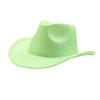 New Spring, Summer, Autumn and Winter British Jazz Hat Green Fashion Western Cowboy Hat Outdoor Knight Hat
