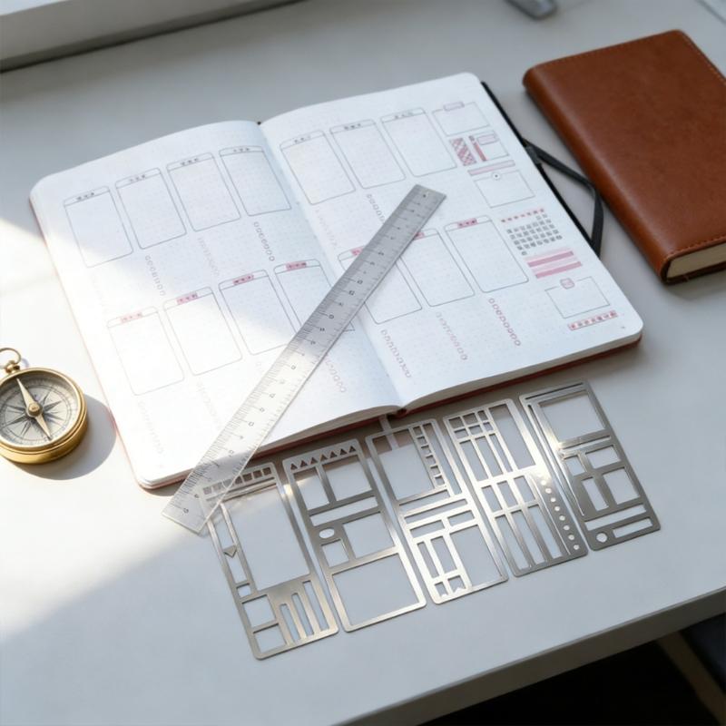 Pack Of 9 Paper Planner Templates Cover Smooth Writing Surfaces For All Pen Types