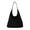 Suede Shoulder Bag Retro Design Large Capacity Crossbody Handbag Adjustable Strap Large Capacity Casual