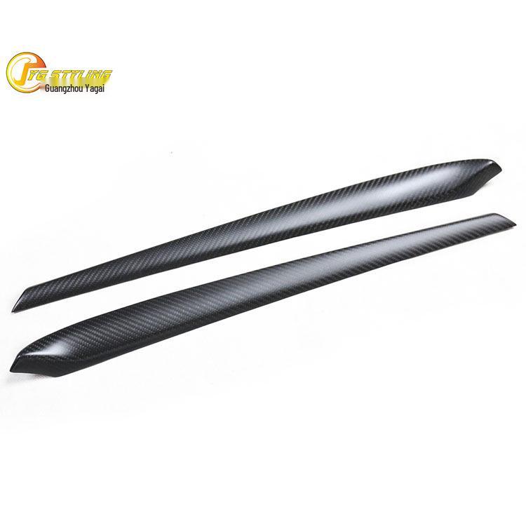Tesla Model Y Dry Carbon Interior Door Trim Sticker Set