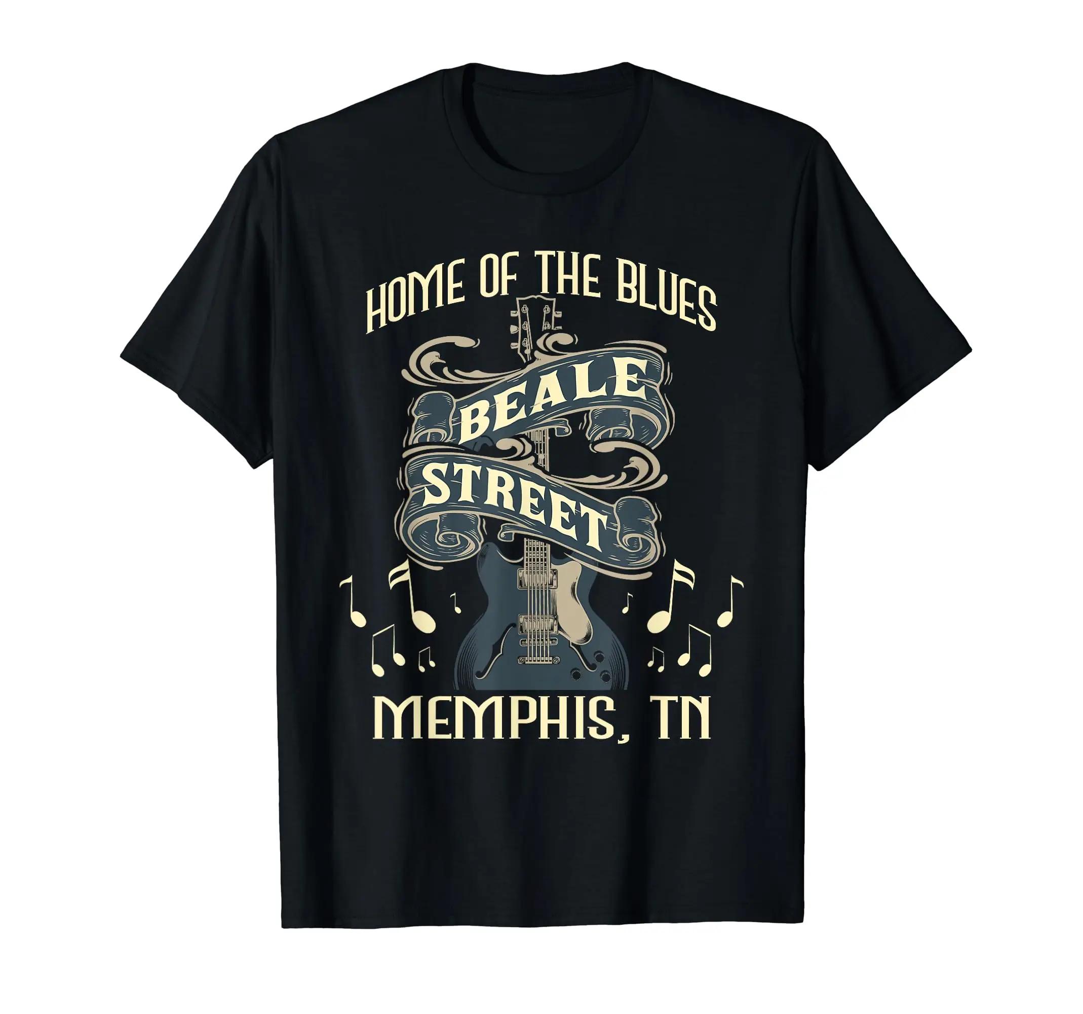 

Home Of The Blues Beale Street Memphis - Musician Guitarist T-Shirt S чорний