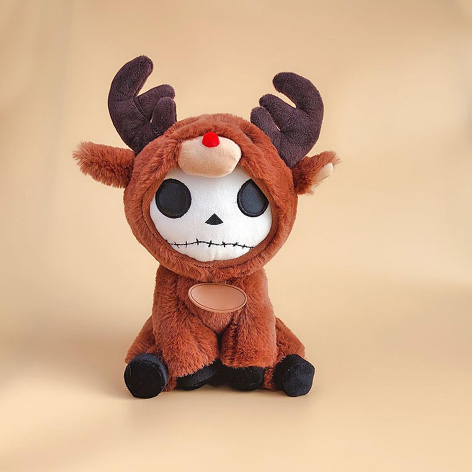 

Cute Plush Toys, Cartoon Dolls, Figurines, Children s Gifts,Double Headed Animal Plush Toy,Holiday Gifts One Size коричневий